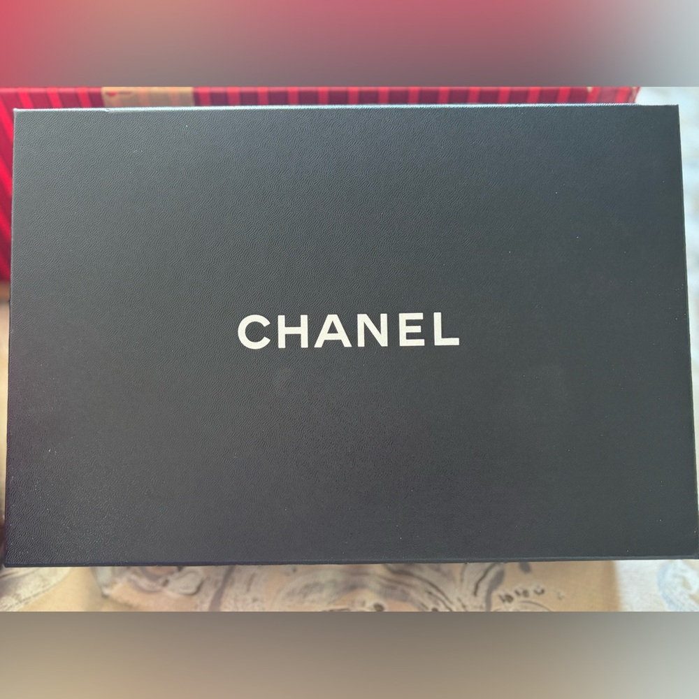 Chanel Empty Shoe Box.